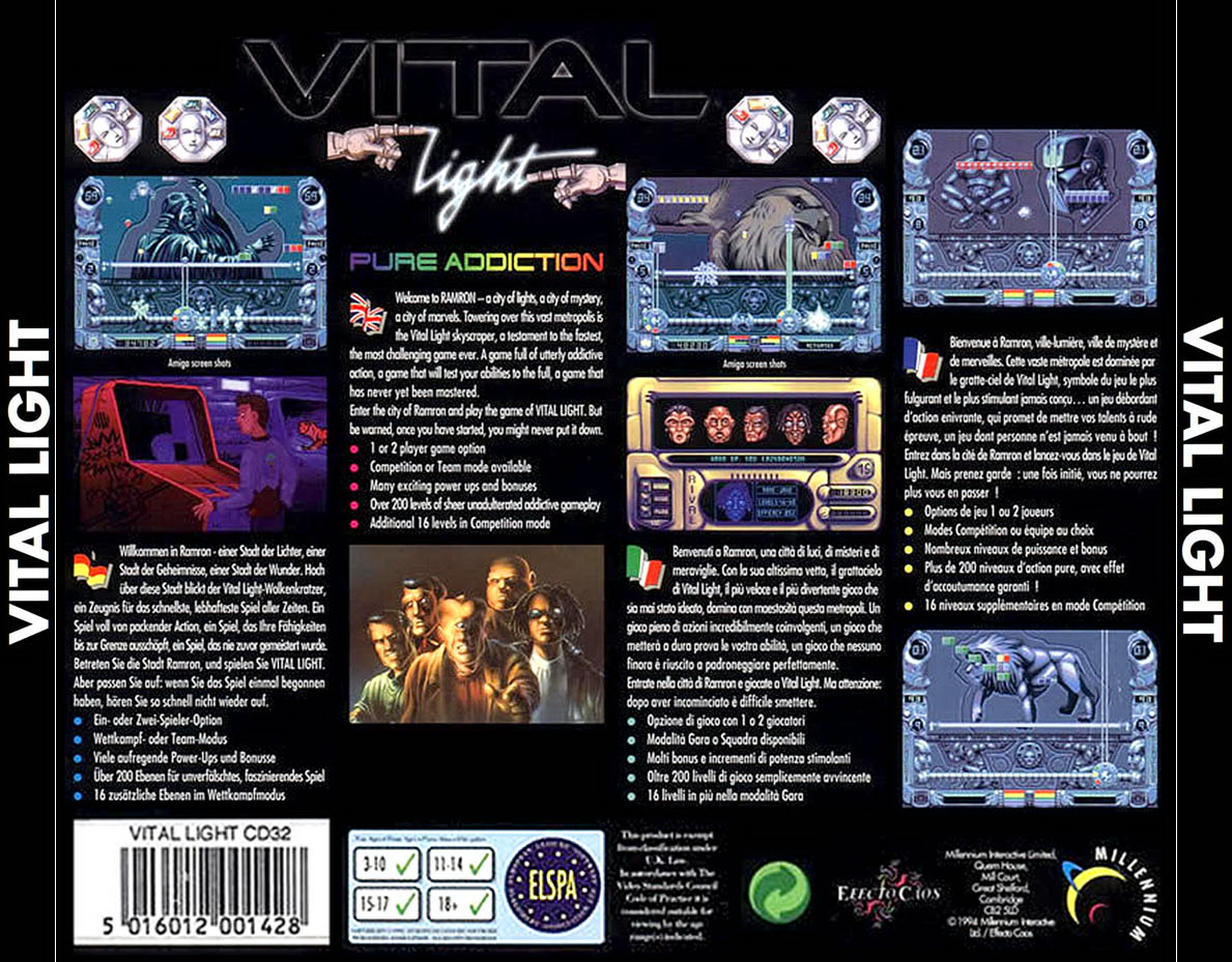 Vital Light screenshot 3 for Amiga CD32